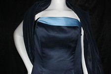 JORDAN SIZE 10 DRESS GOWN NAVY BLUE 331 STRAPLESS BRIDESMAID PROM FORMAL NWT