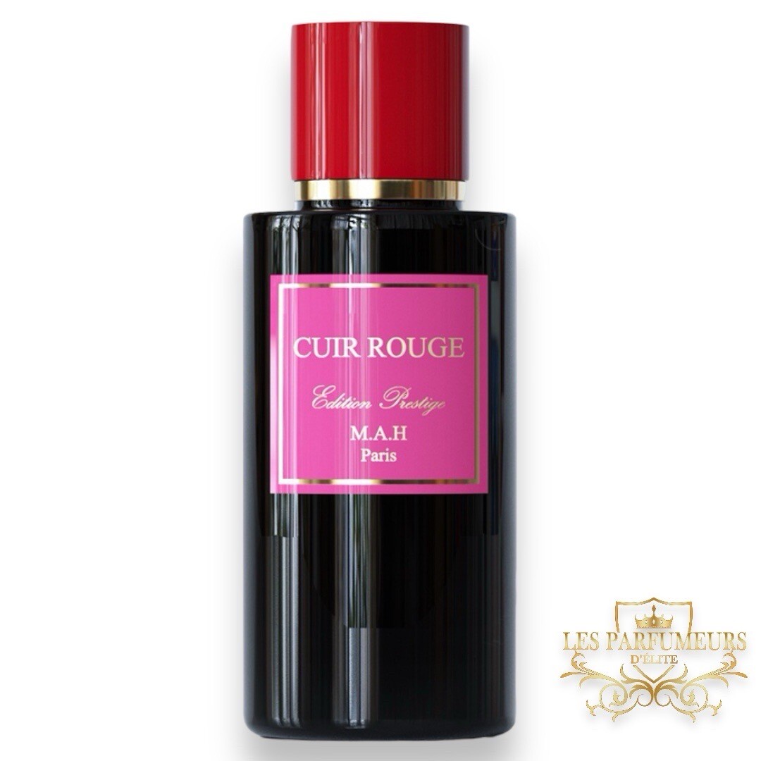 Sac cuir rouge MAH - Maroquinerie en cuir de vachette avec bandoulière amovible
