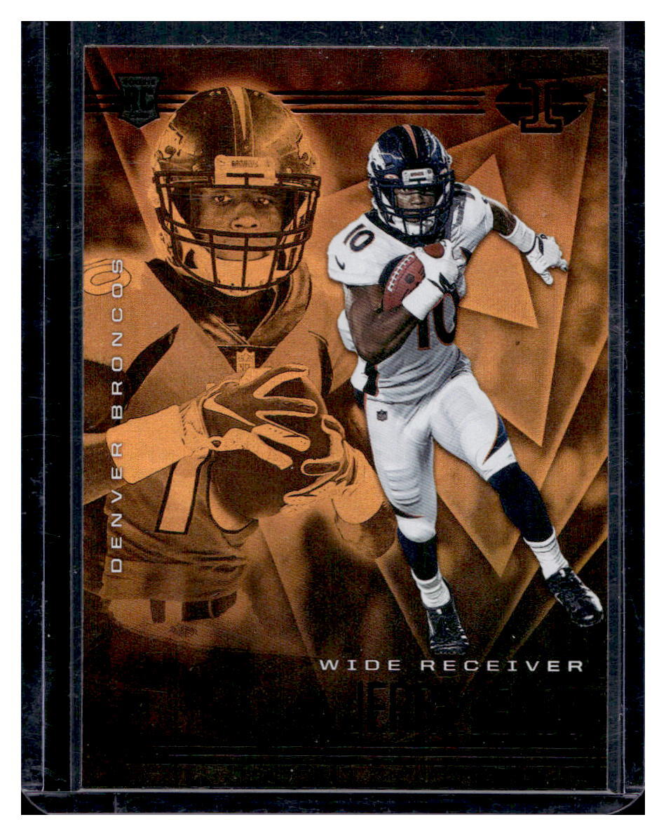 2020 Panini Illusions #17 Jerry Jeudy Orange Parallel Base RC