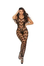 sexy ELEGANT MOMENTS crochet NET footless TRIBAL crochless STRAPPY bodystocking