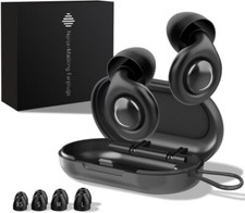 Ear Plugs for Sleep,Noise Cancelling 35dB Noise Reduction Ear Tips Set 8