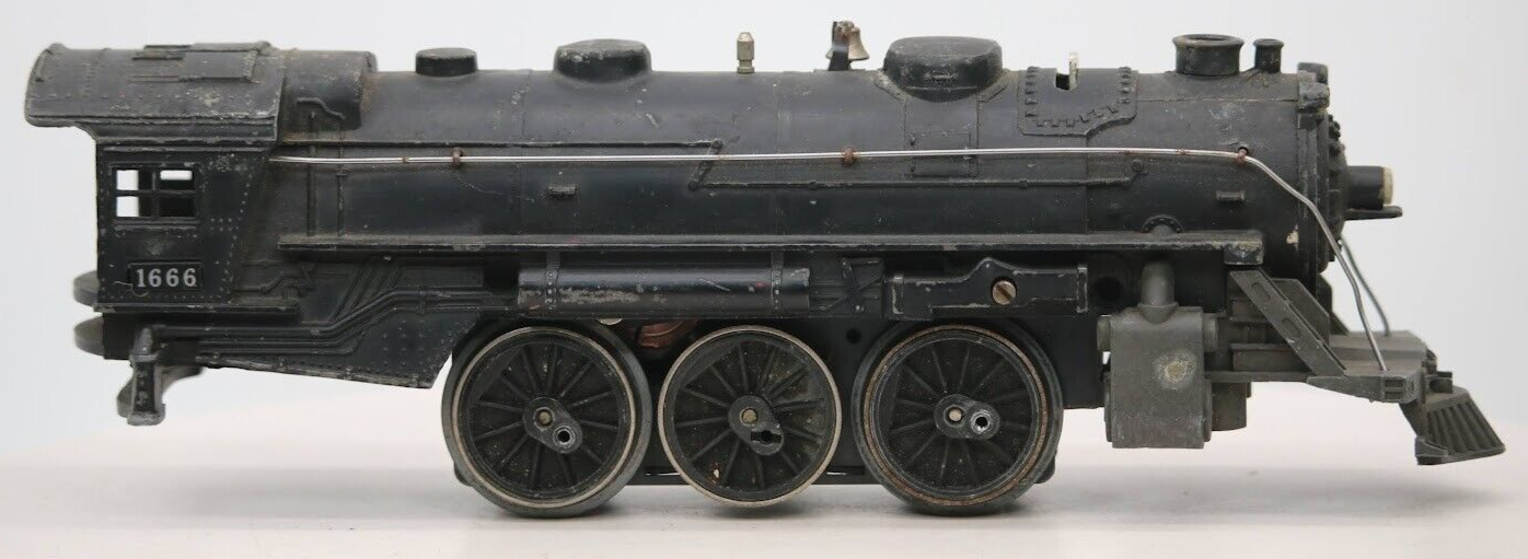 Lionel Post War 1666 Prairie 2-6-2 O Gauge 1:48 Scale Steam Locomotive