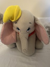 Disneyland Dumbo Plush 12  Stuffed Animal Elephant Yellow Hat Circus Walt Disney