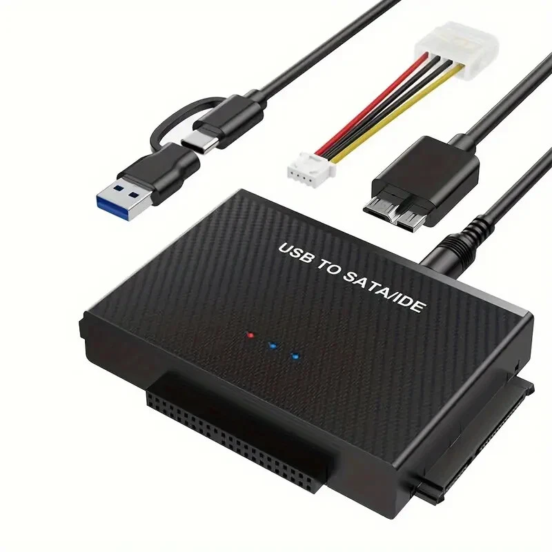 USB 3.0 to SATA IDE Hard Disk Adapter Converter Cable for 3.5 2.5 " HDD/SSD UK - Image 3 of 4