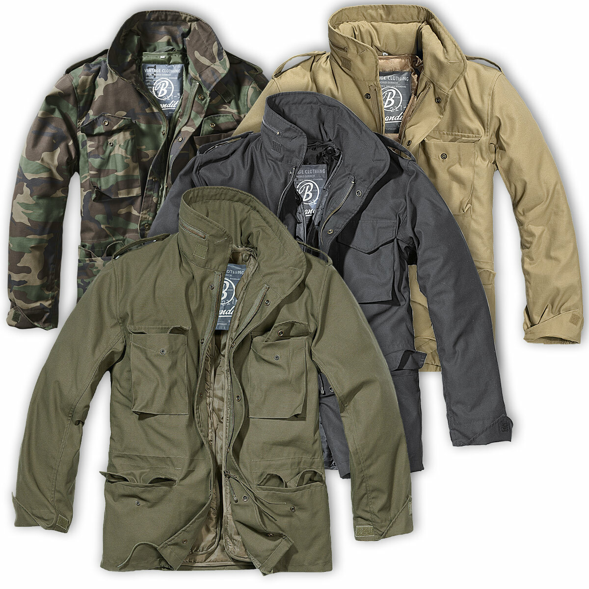 Brandit Classic M65 Jacket Mens Vintage 
