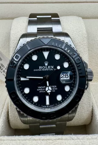 2024 Rolex Yacht Master 226627 42mm Titanium Grey Dial Box Papers Watch