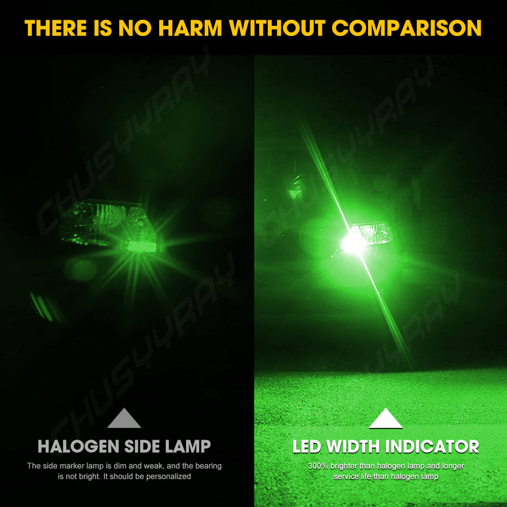 Ice Blue Motorcycle Position Parking City Lights 168 194 W5W SMD LED Bulbs