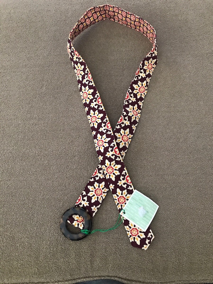 リボン Vera Bradley Belt Reversible Fabric Belt 44