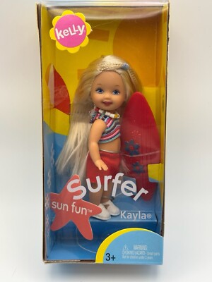 Kelly Club Barbie Doll Sun Fun Surfer Kayla 2003 G3970