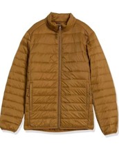 Packable Light Mens Down Alternative Puffer Jacket Bubble Coat Amazon Essentials