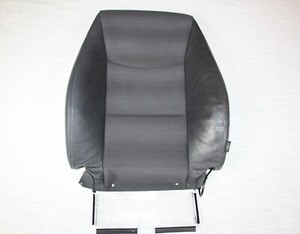 BMW E90 E91 Rücklehne Sitz Rücken Vorne Links Teilleder Anthrazit 5210 7147691