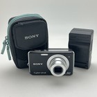 New ListingSony Cyber-shot Dsc-W230 12.1Mp Digital Camera Black W/ Charger & Case