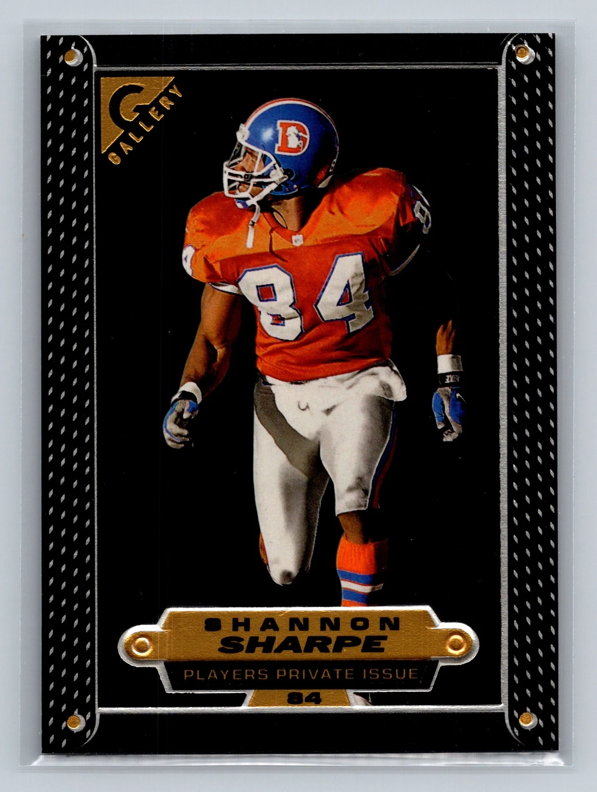 Shannon Sharpe 1997 Topps Gallery Player's Private Issue #84 Denver Broncos