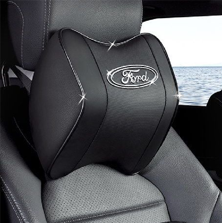 For Ford Car Seat Headrest Neck Cushion Pillow Memory Foam Car Accessories