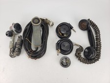 Lot of Vintage WWII Microphones Handset Elements Western Electric USN AS IS