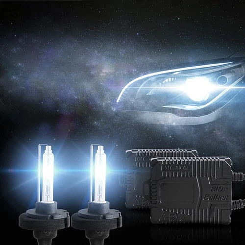 VLAND D2H HID Bombillas de Xenón 55W 600K y Balastos y Decodificador Viga Alta/Baja Un Par - Imagen 1 de 10