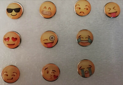 Süße Anstecknadel Anstecker - EMOJIS - jede Menge zur Auswahl