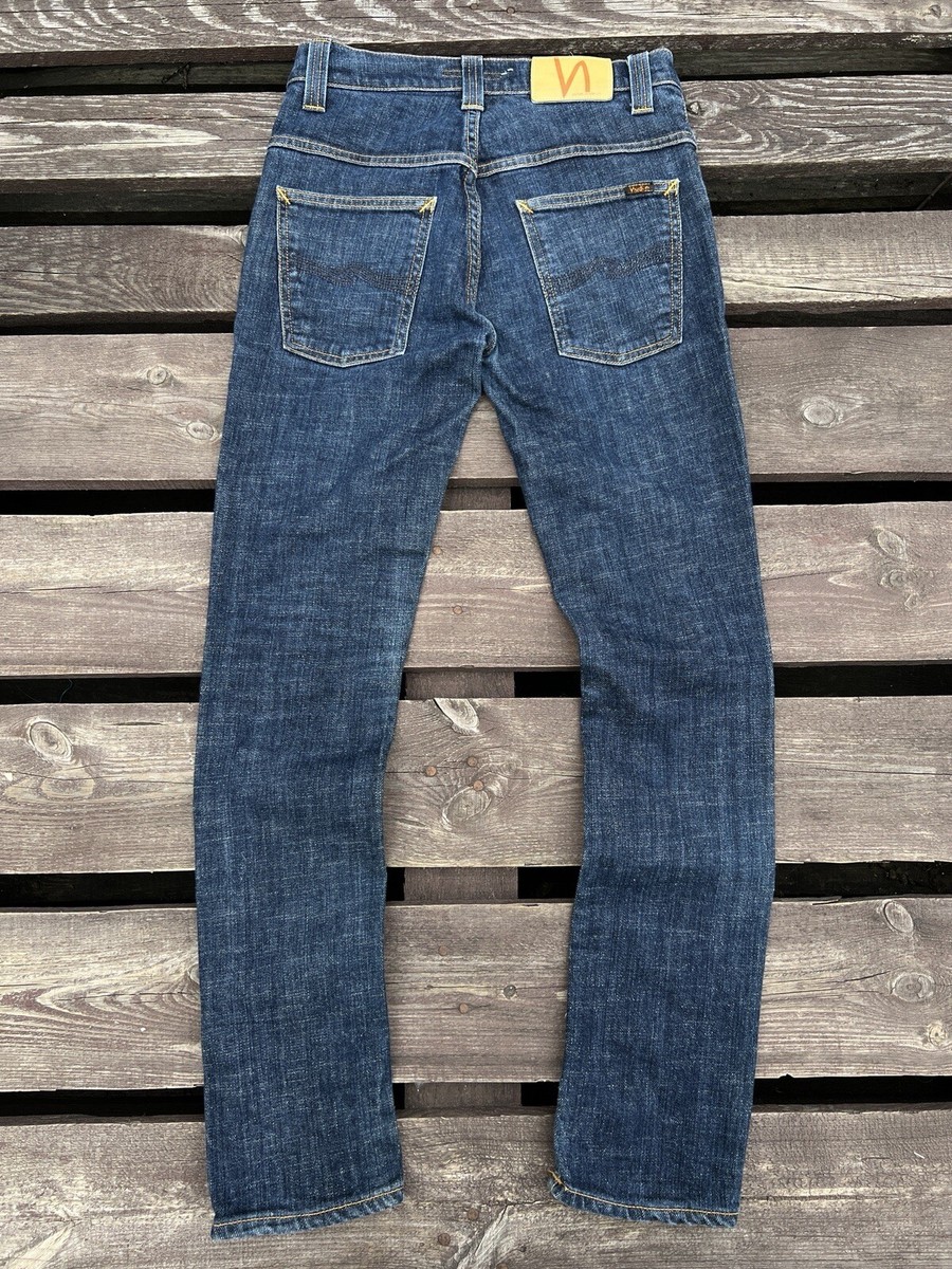 Nudie Jeans Vintage Y2K Thin Finn Denim Jeans Size W29 L32 | eBay