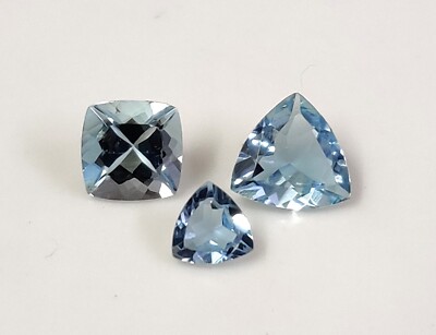 Natürlicher Aquamarin-Billion, quadratischer Edelstein-Schmuckherstellung 1,5...