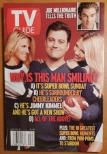 TV GUIDE 25-31 JAN 2003 ISSUE - JIMMY KIMMEL COVER - NO MAILING LABEL! 