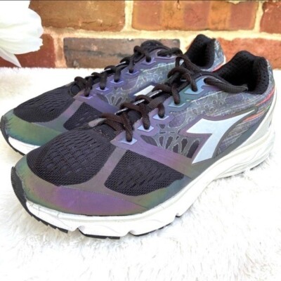 Diadora Blu Shield Mythos Hip Metallic Athletic Running Sneakers Size 7