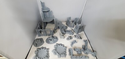 Gelände Landschaft Konvolut Miniatur Gaming ''kompatibel mit'' 40k Warhammer Warfare 