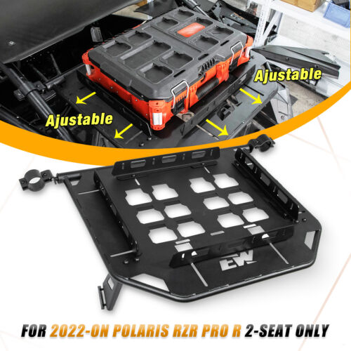 Adjustable Rear Bed Cargo Luggage Rack For 2022-On Polaris Rzr Pro R 2-Seater
