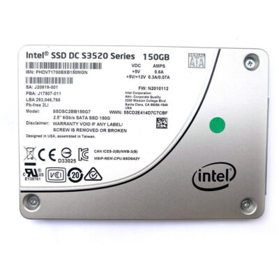 内蔵型SSD Intel SSD DC S3520 480GB Intel DC S3520 SSDSC2BB480G7R / 64TMJ 480GB 2.5