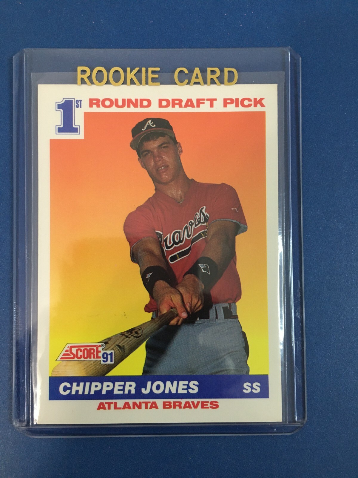 F108104  1991 Score #671 Chipper Jones RC Atlanta Braves