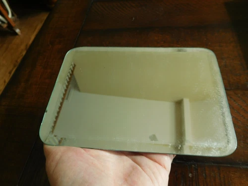 Model T Ford Outside Brass Rear View Replacement Mirror Glass Rectangular 5 X 7