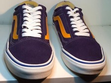 Vans Old Skool Low Top Skateboard Suede Canvas Purple Womens Size 8