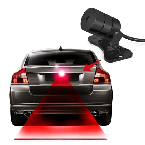 Auto Car Accessories Red LED Laser Fog Light Anti Collision Taillight Brake Lamp - Picture 1 of 13