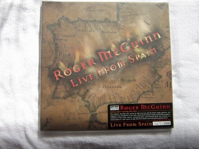  Roger McGuinn Live From Spain Double Vinyl Limited Edition Album #267 SEALED  