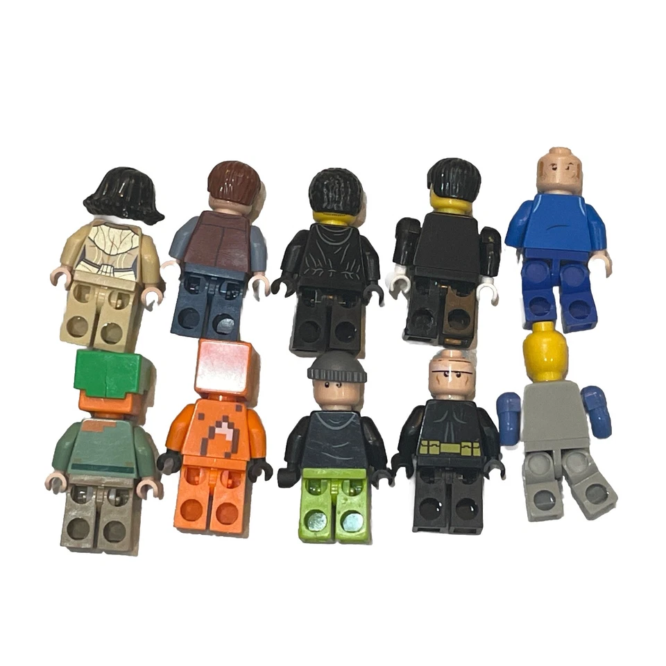 LEGO Minifigures Lot of 10 Random Assorted Figures - Minecraft, Batman, Star War - Image 4 of 4