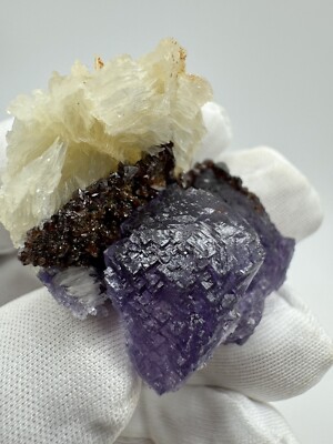 Rare Formation Damage Free Elmwood  Dissolution Fluorite, Barite, Sphalerite