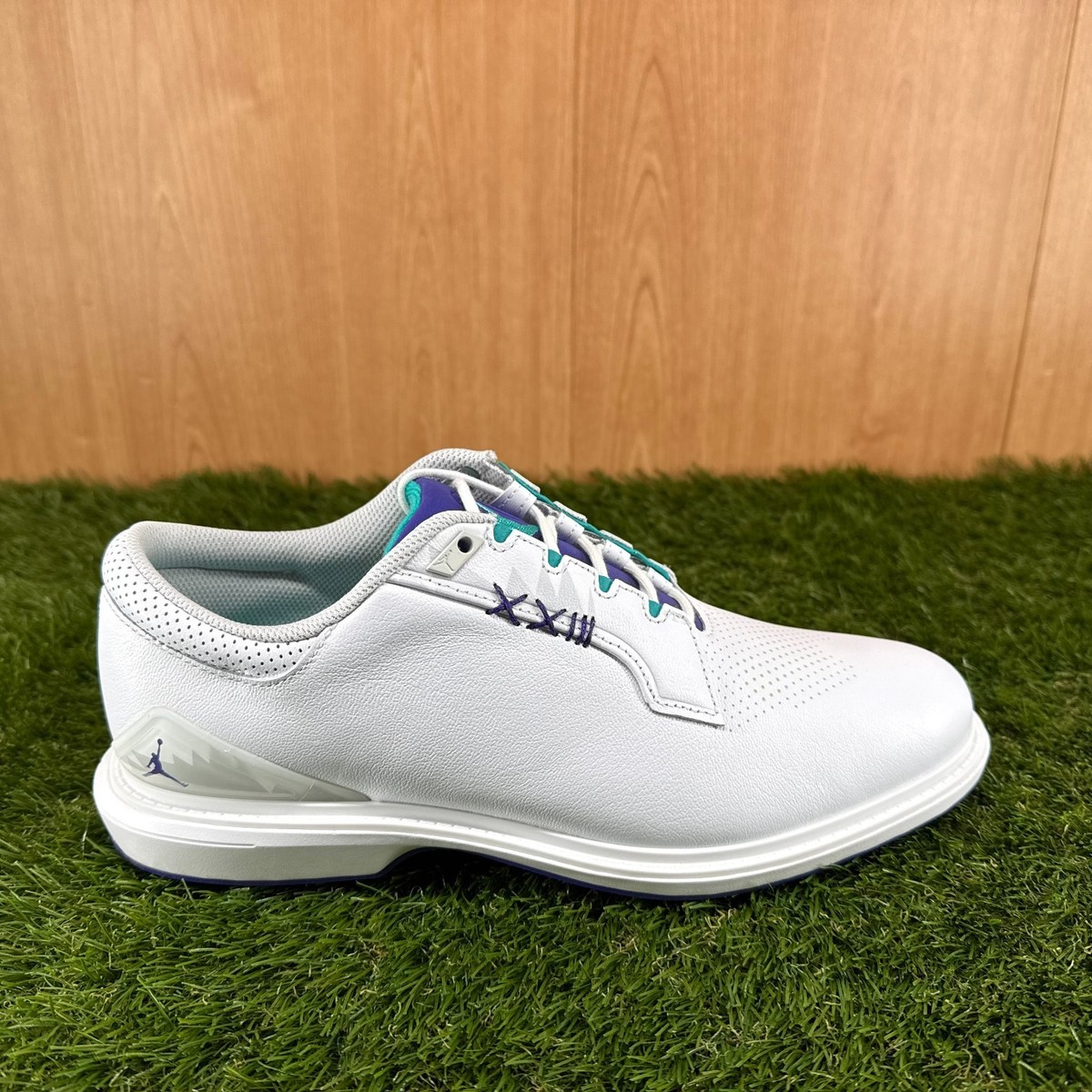 Air Jordan ADG 5 Wide White Grape Ice Golf Shoes FQ7874-100 Men's