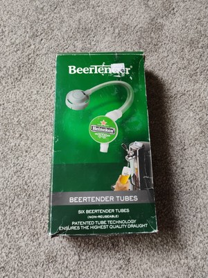 5 Sealed Heineken Krups Beertender Tubes New Open Box - Read