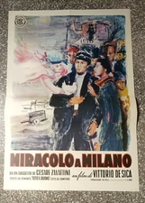Soggettone 1F - MIRACOLO A MILANO - Movie Poster Affiche Manifesto