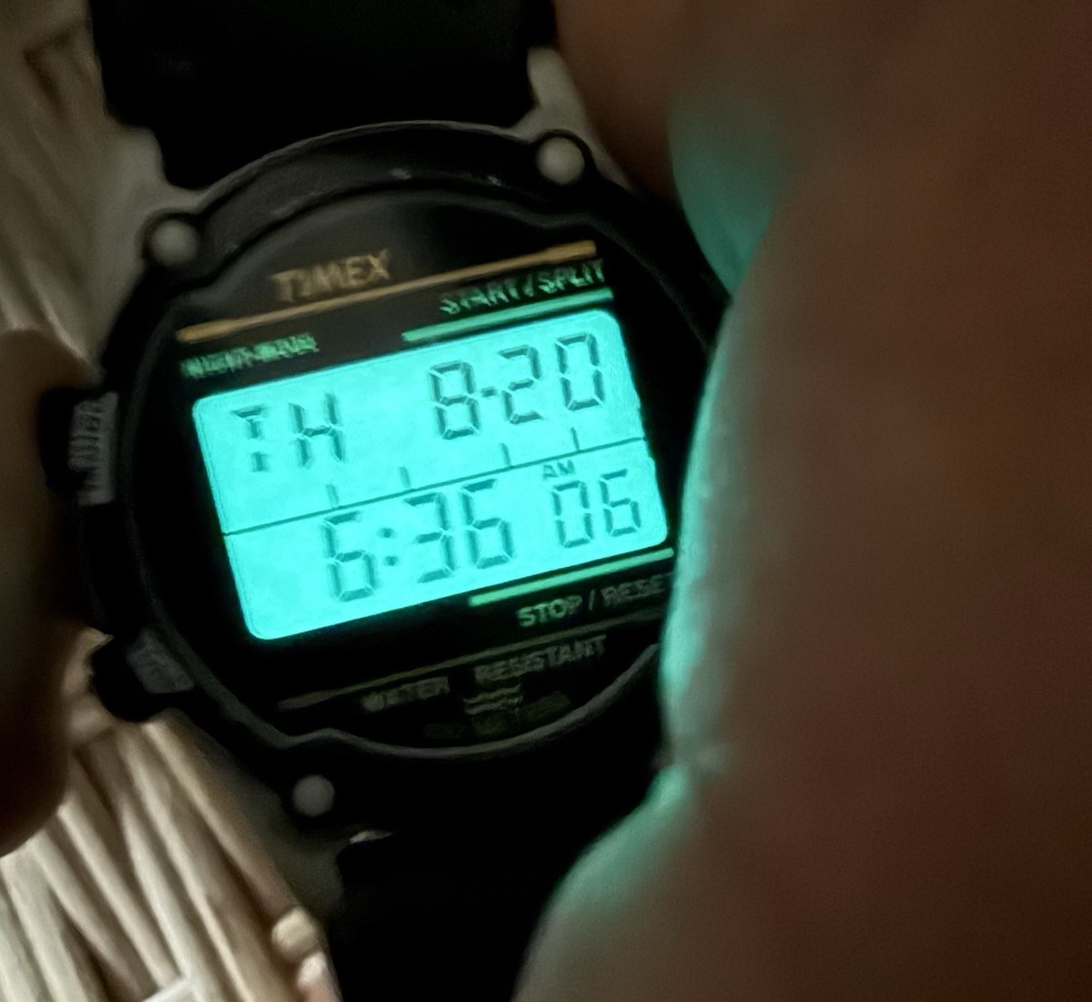 TIMEX ATLANTIS100 美品中古 Vintage Timex Atlantis 100 Watch Men 40mm Black Digital Day Date