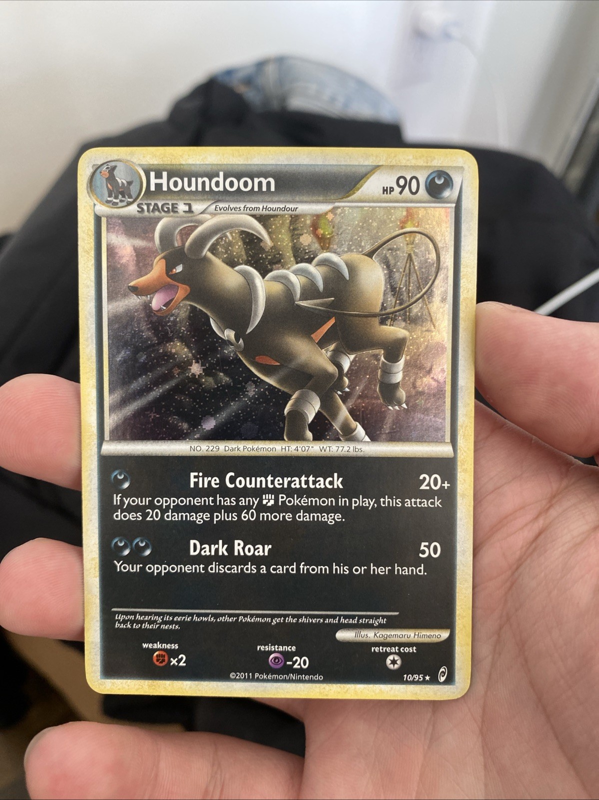 Houndoom 10/95 2011 Call of Legends Pokemon Card TCG Holo Rare