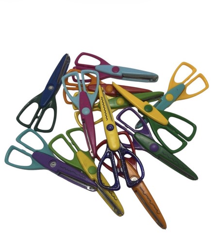 Lot of 10 Craft Scissors Paper Edgers Decorative Cutting Scrapbooking