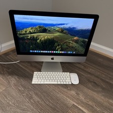 Apple iMac All-in-One Desktop Computer Silver Black Apple iMac Series Desktop