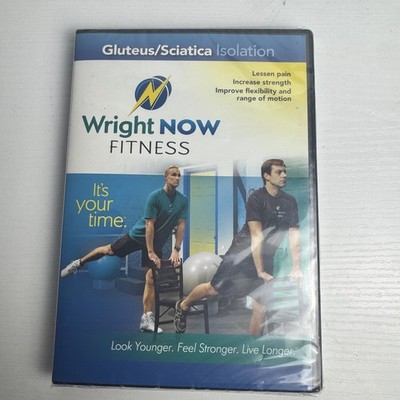 Wright NOW Fitness Gluteus/Sciatica Isolation DVD Exercise Workout Brand New