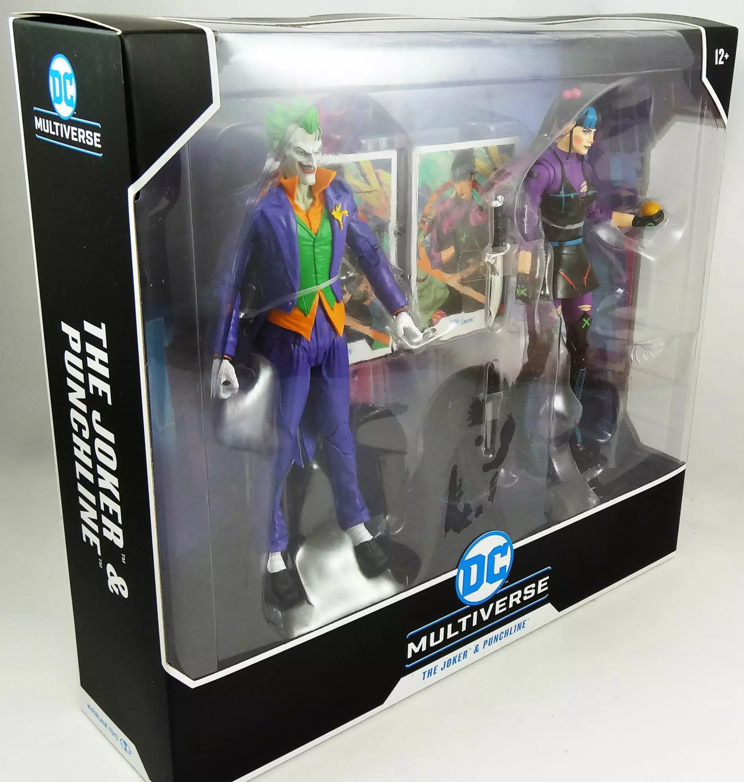 Figurines DC Multiverse The Joker & Punchline en pack duo collector de 18 cm - 2