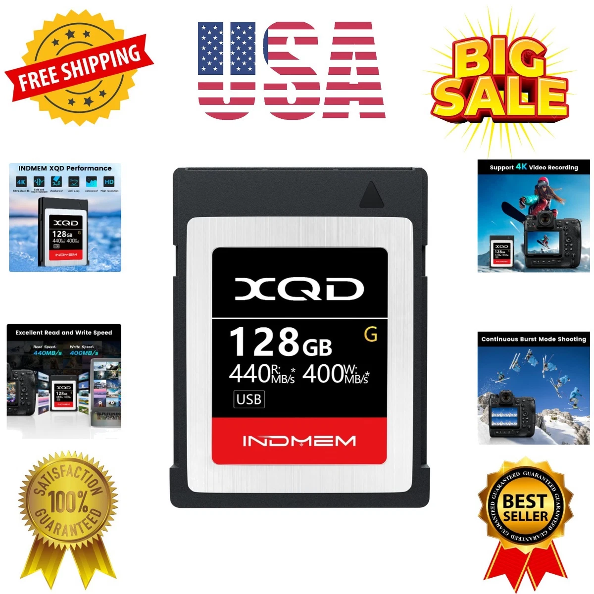 XQD 128 GB Camera Memory Cards for sale | eBay