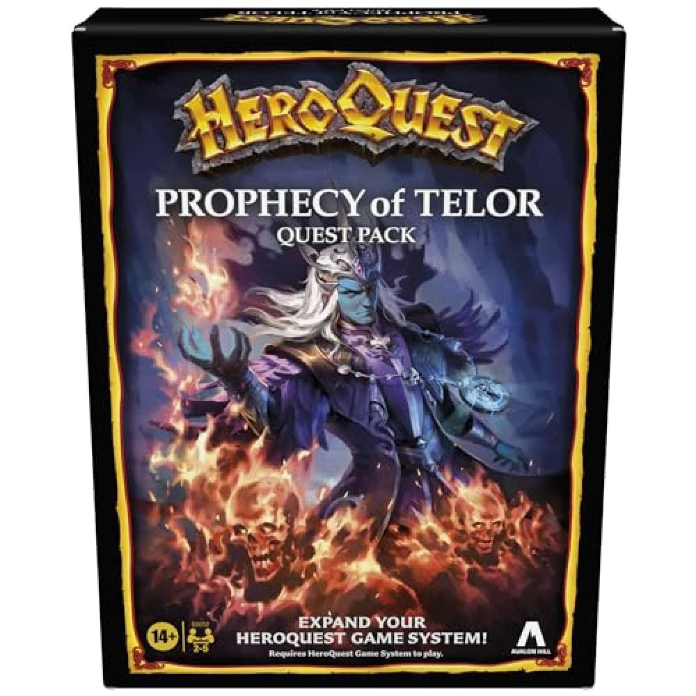 Avalon Hill HeroQuest Prophecy of Telor Quest Pack, richiede il sistema di gioco
