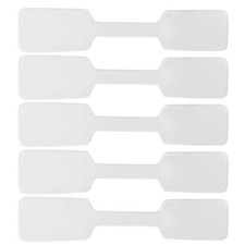 200 Pcs Jewelry Price Tags Paper Labels for Necklace Bracelets White Color