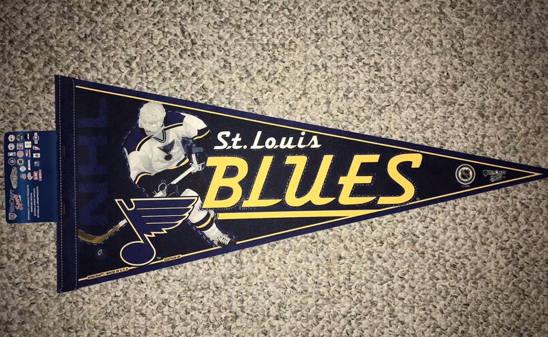 NEW Original St Louis Blues NHL Early 2000’s Full Size pennant By Wincraft