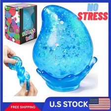 Squishy Stress Balls Soft Cube Sensory Toy Anxiety Relief Kids Teens 3 Colors