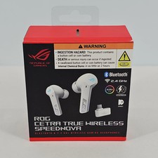 New Asus ROG Cetra True Wireless Speednova Earbuds White 90YH03G1-B5UA00